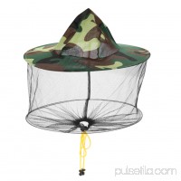 EECOO Midge Mosquito Insect Hat Mesh Fishing Caps Head Net Face Protector Camouflage Camping Kit Camouflage Camping Kit Head Net   